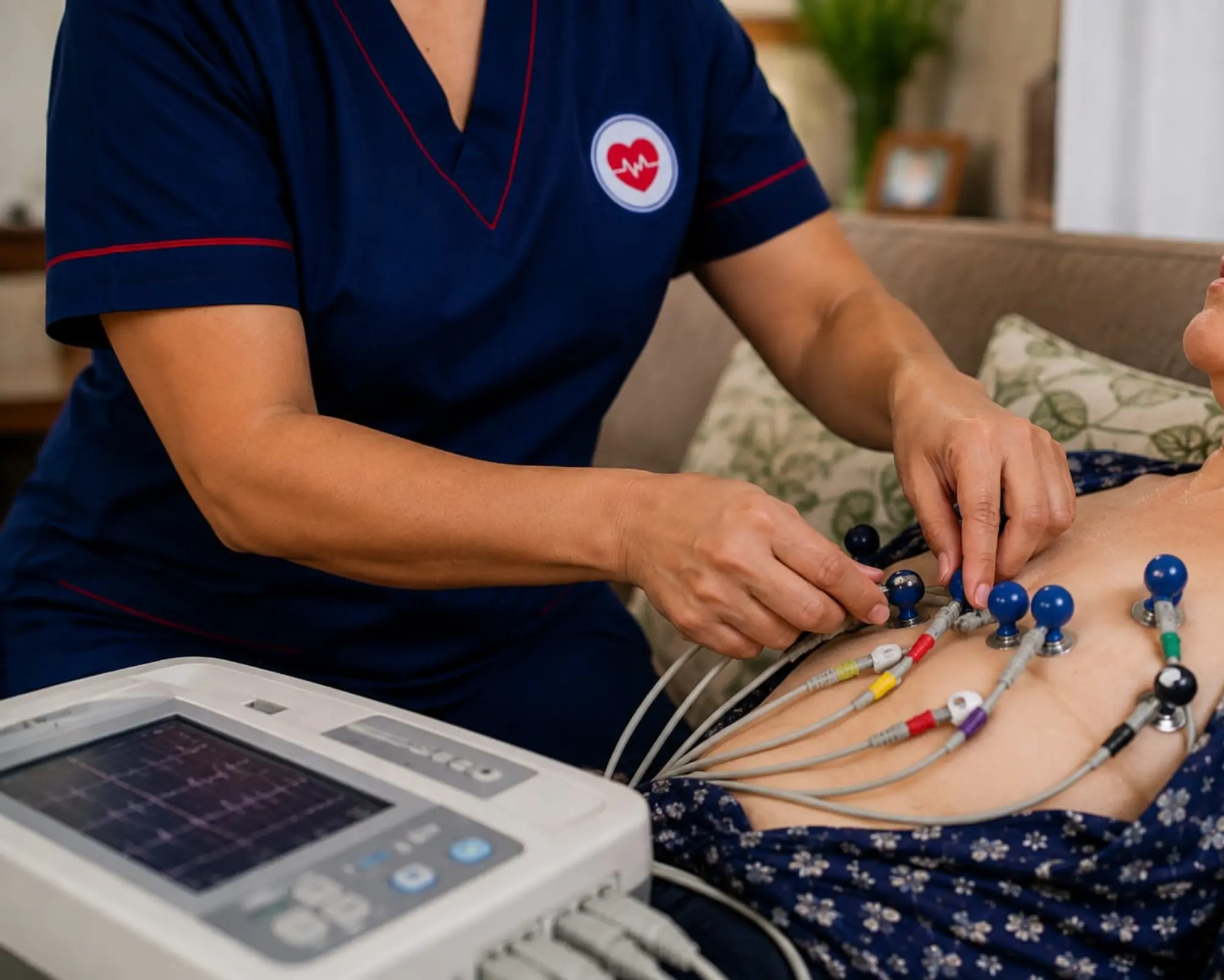 Electrocardiograma a domicilio en Medellín — Manantial de Vida